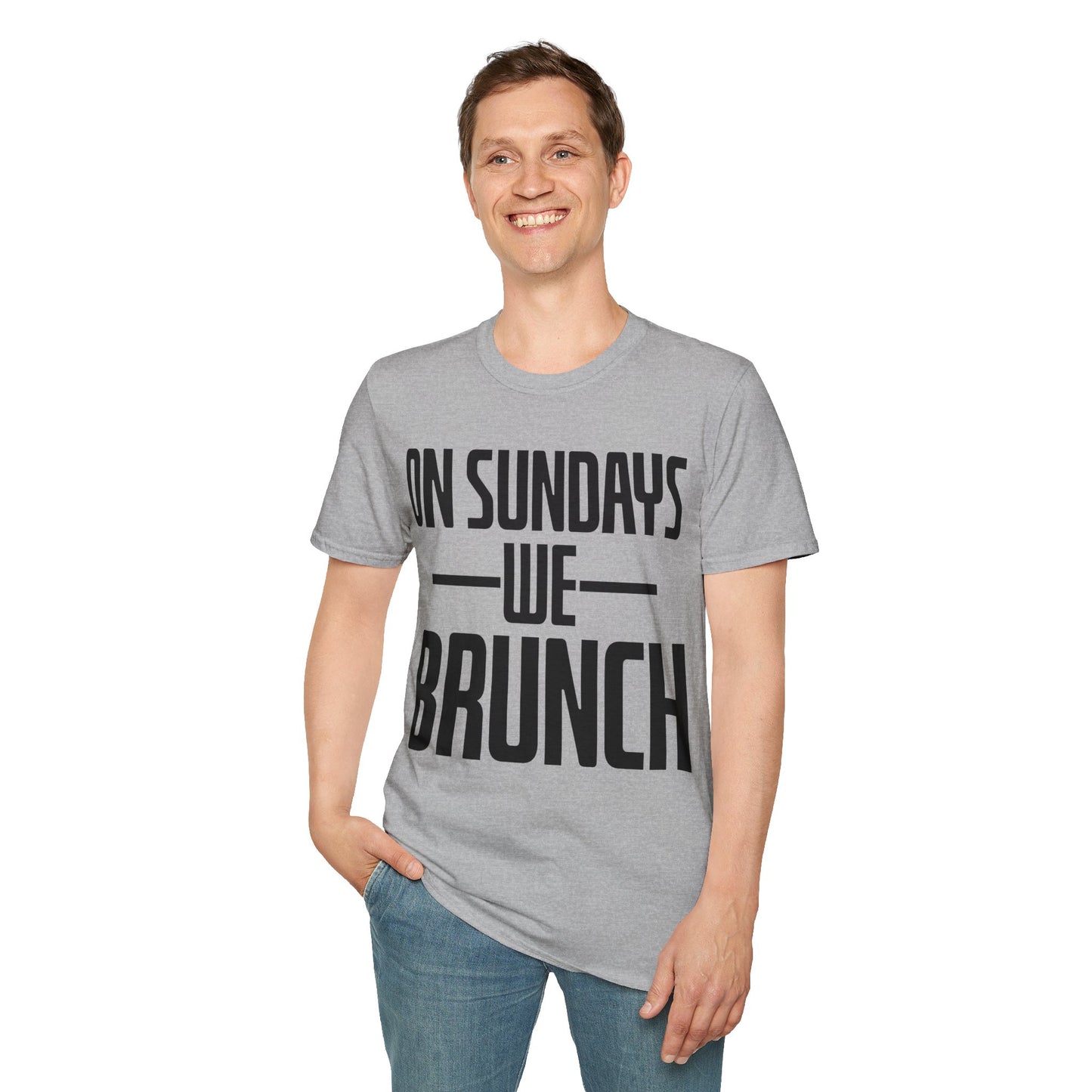 On Sundays We Brunch Friend Gift Sunday Weekend T-Shirt Men Women