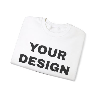 Custom Text Personalized Your Design on Unisex Heavy Blend™ Crewneck Sweatshirt