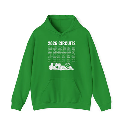 2026 Schedule Formula Racing Formula Car Retro Vintage Hoodie