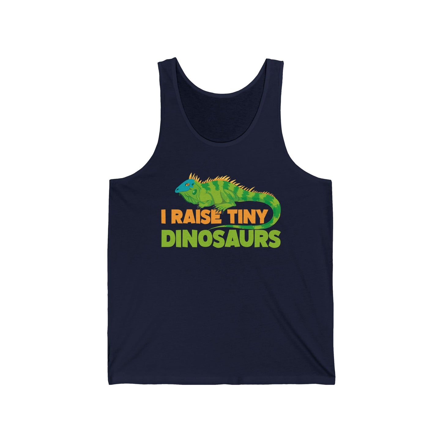 Funny Leopard Gecko I Raise Tiny Dinosaurs Lizard Reptile Geckos Tank Top For Men Women