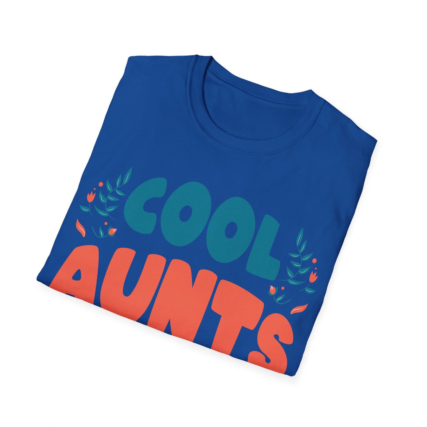 Cool Aunts Club Groovy Retro Smile Aunt Auntie Funny Mother's Day T-Shirt