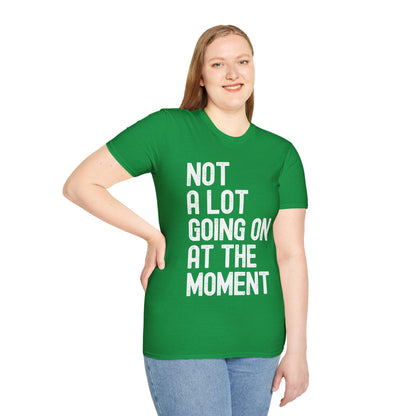 Funny Not a Lot Going on at the Moment Distressed T-Shirt For Men Women