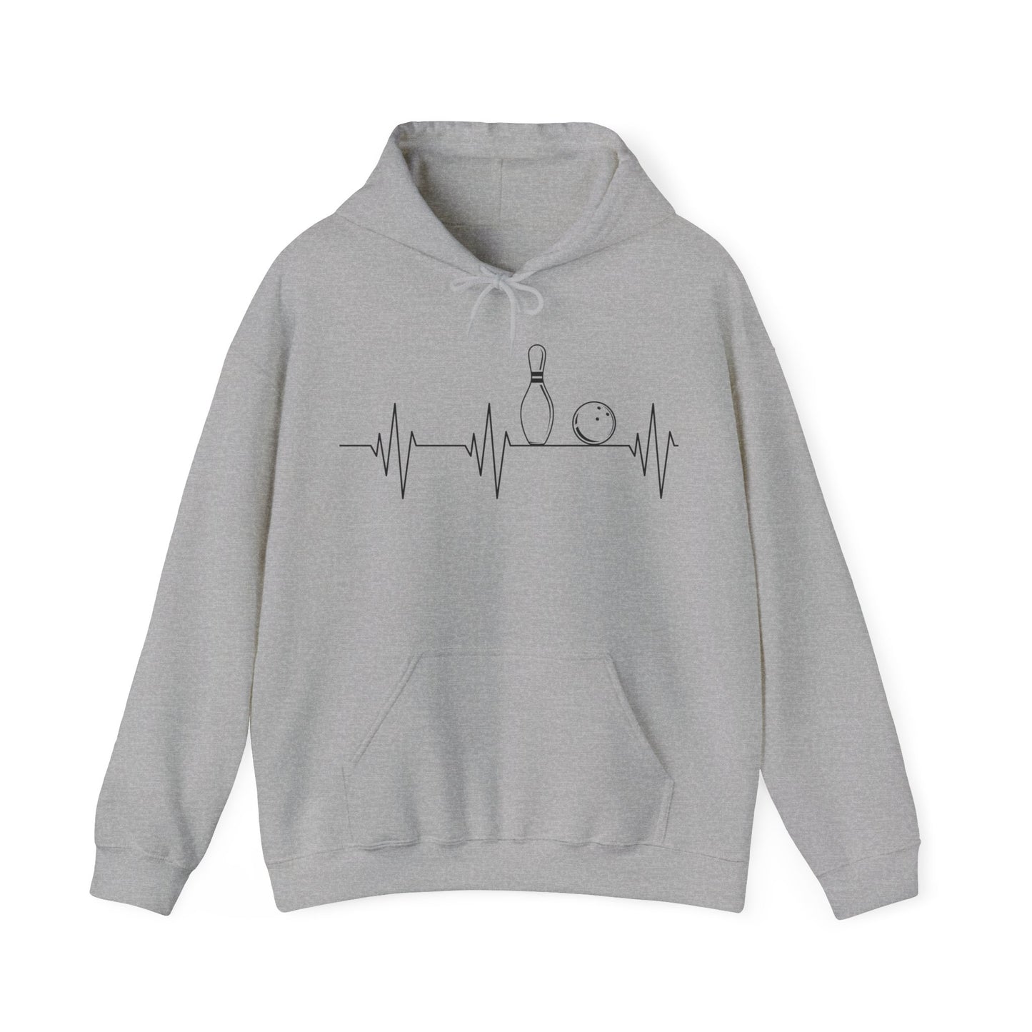 Funny Bowling Gift Cute EKG Bowlers League Hoodie For Men Women Hoodie