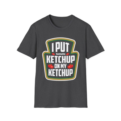 Funny Tomato Katchup Halloween Tshirt I Put Ketchup On My Ketchup T-Shirt