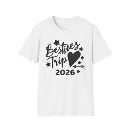 Funny Besties trip or Weekend 2026 For Girls and Women Vacation T-Shirt