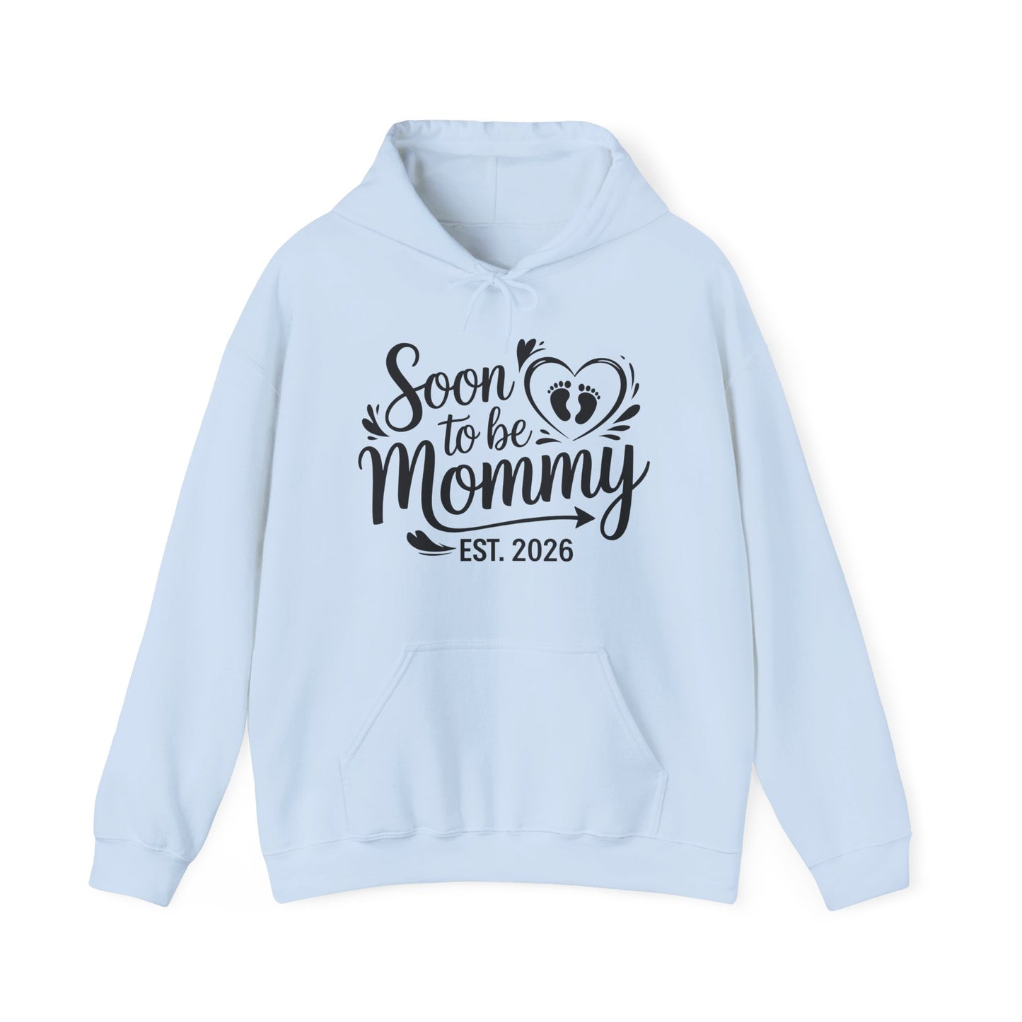 Funny Soon to be Mommy 2026 Mother's Day First Time Mom Pregnancy Hoodie For Women