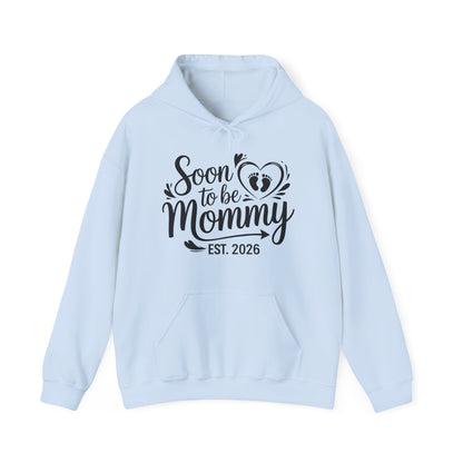 Funny Soon to be Mommy 2026 Mother's Day First Time Mom Pregnancy Hoodie For Women