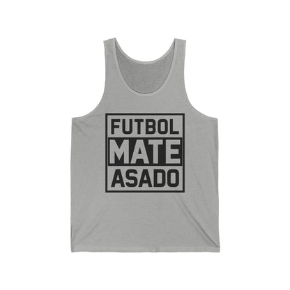 Futbol Mate Asado Argentina Argentinian Flag Pride Vintage Tank Top For Men Women Tank Top