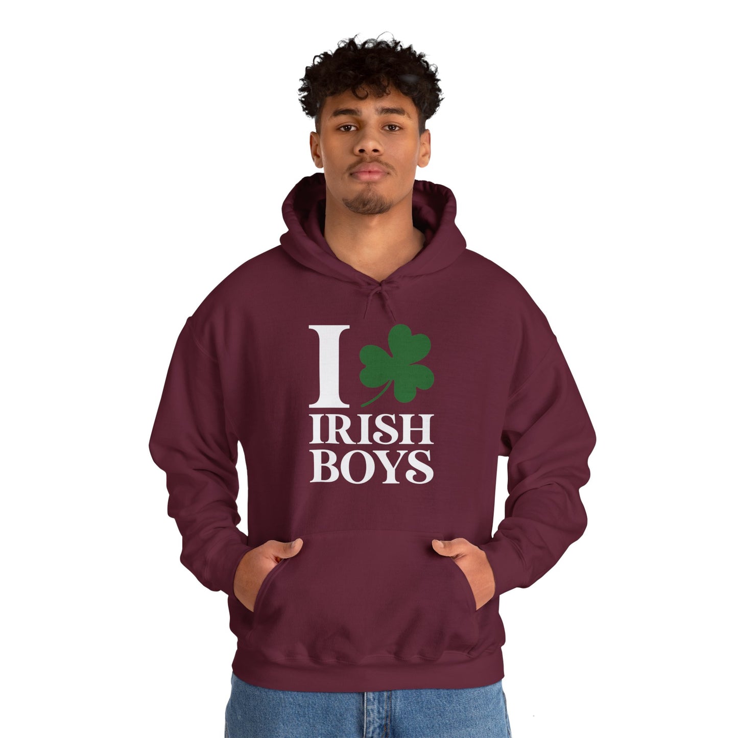 Funny I Love Irish Boys Shamrock St Patricks Day Hoodie For Men Women Hoodie