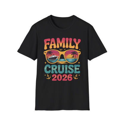Family Cruise 2026 Summer Vacation Matching Family Cruise T-Shirt For Men Women