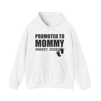 Promoted To Mommy 2026 Pregnancy Announcement Mothers Day Mom To Be Hoodie