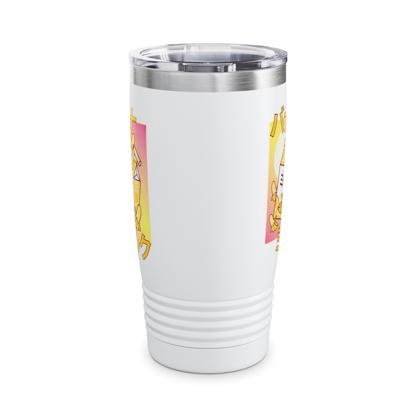 Funny Cute Japanese Kawaii Banana Milk Shake Retro 90s Tumbler