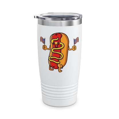 4th of July Hot Dog Funny Hotdog 4th of July Tumbler For Boys Men Women Tumbler