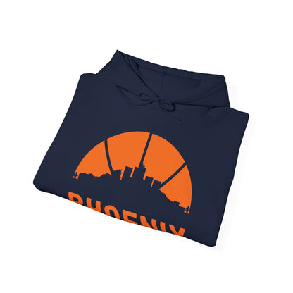 Phoenix Skyline Basketball B-Ball Arizona City Retro Hoodie For Men Women