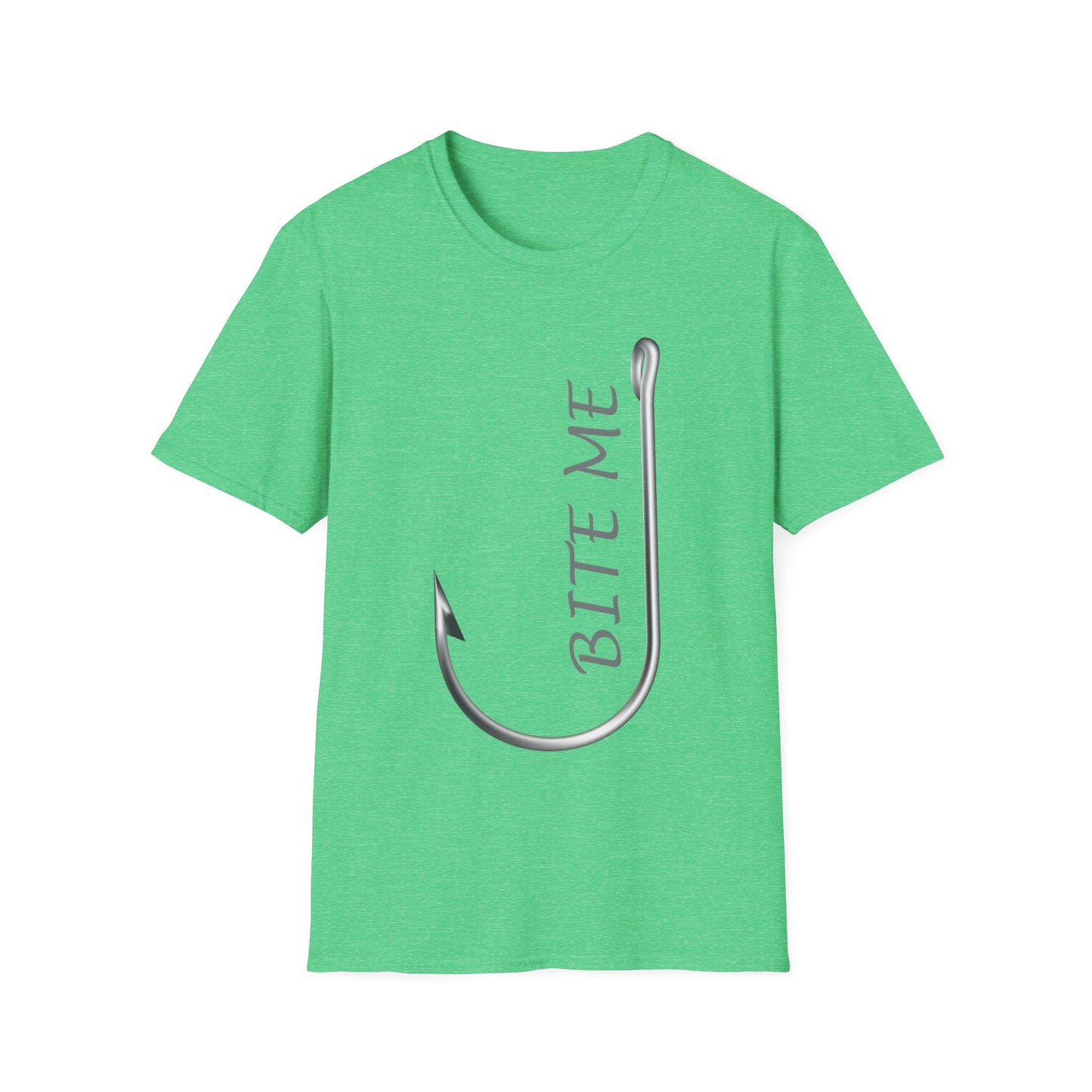 Bite Me T-Shirt Funny Fisherman Fathers Day Tshirt Men Women