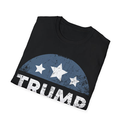 Trump 2024 Retro Campaign Button Re Elect President Trump T-Shirt For Men Women T-Shirt