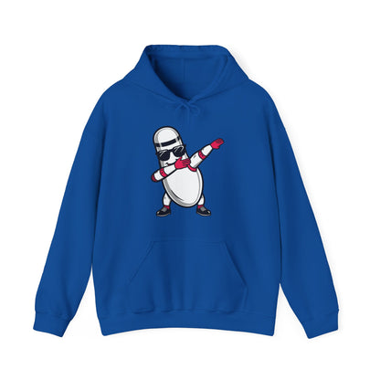 Funny Bowling Pin Dabbing Sunglasses Bowler Player Hoodie For Men Women Hoodie