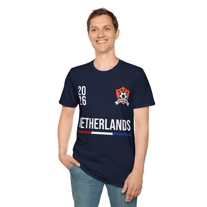 Netherlands Soccer Tee Flag Football Shirt Gift USA 2026 T-Shirt