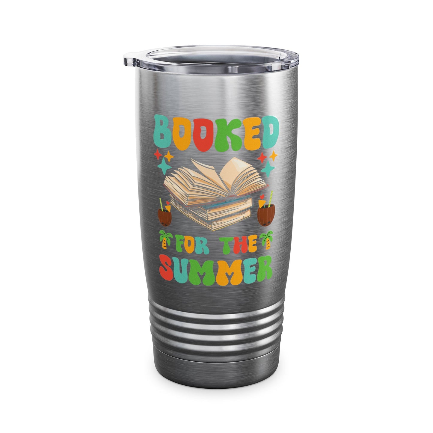 Funny Booked for the Summer Bookish Book Lover Tumbler For Men Women Kids Tumbler