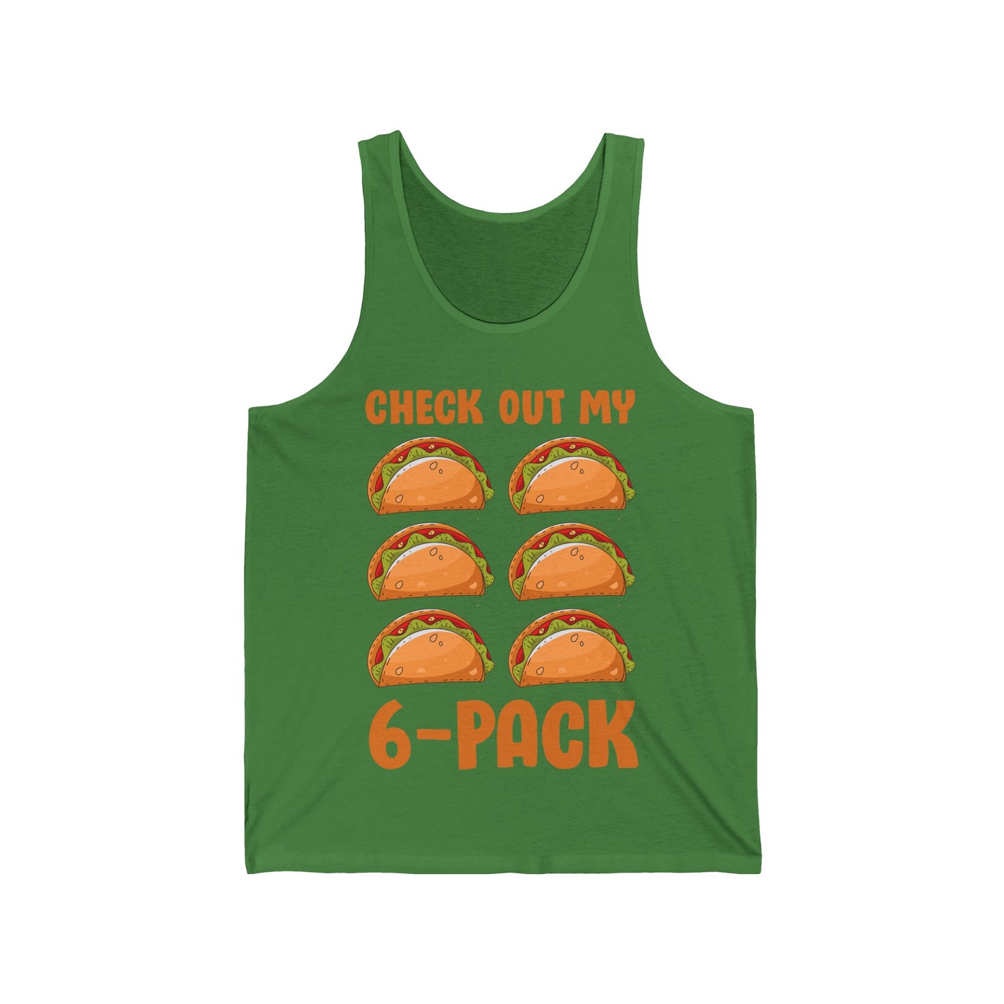 Funny Check Out My Six Pack 6-Pack Tacos Gym Food Foodie Tank Tops