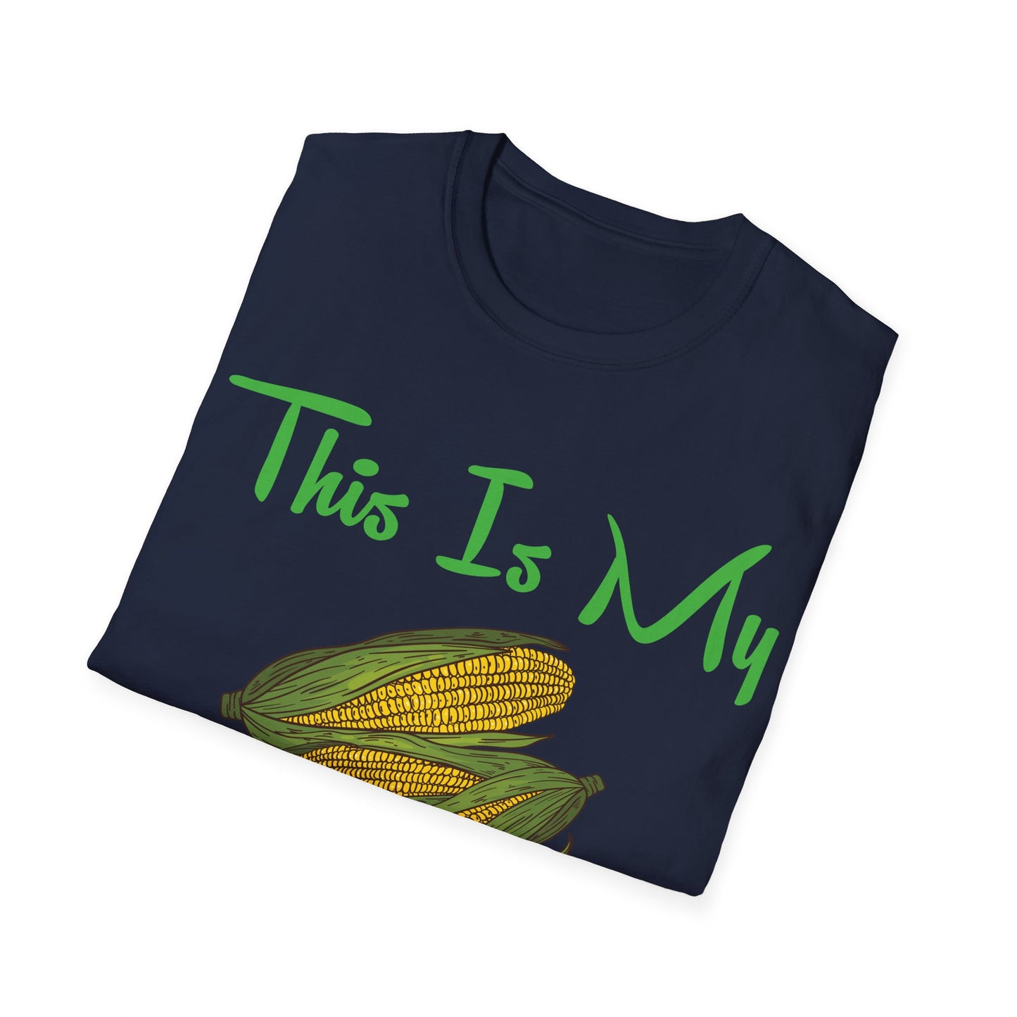 Funny This is my Crop Top Farmer Farming Corn Lover Pun Joke T-Shirt