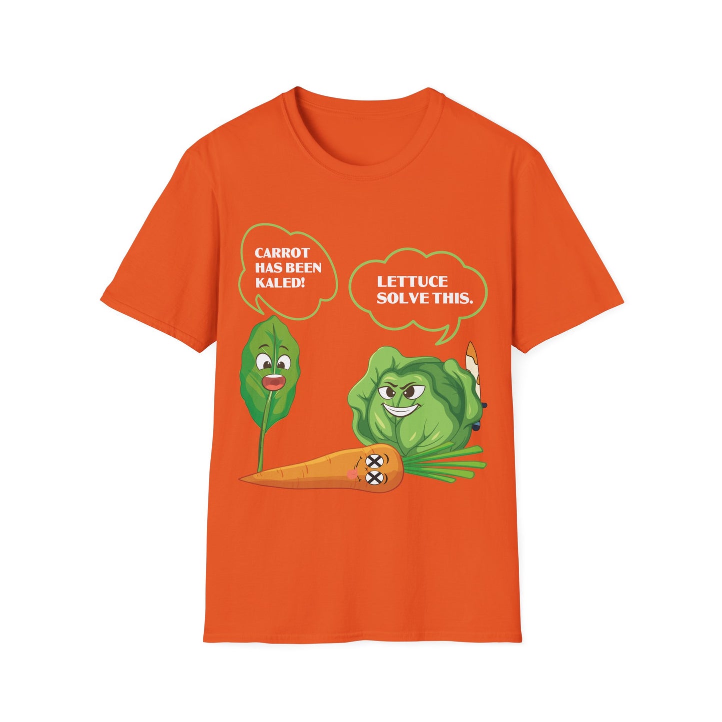 Lettuce Leaf Vegetable Funny Joke Vegetarian Vegant T-Shirt For Men Women