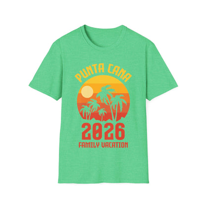 Punta Cana 2026 Family Vacation Vacay Beach Summer Holiday T-Shirt