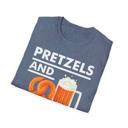 Funny Pretzels & Beer That's Why I'm Here Oktoberfest T-Shirt Men Women