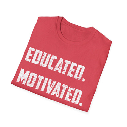 Educated Motivated Vaccinated Social Distancing Quarantine Vaccine T-Shirt