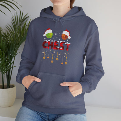 Chest Nuts Matching Chestnuts Funny Christmas Couples Chests Hoodie