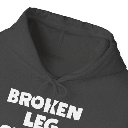 Funny Broken Leg Gift For Kids Men Women Funny Leg Story $10 Bones Hoodie