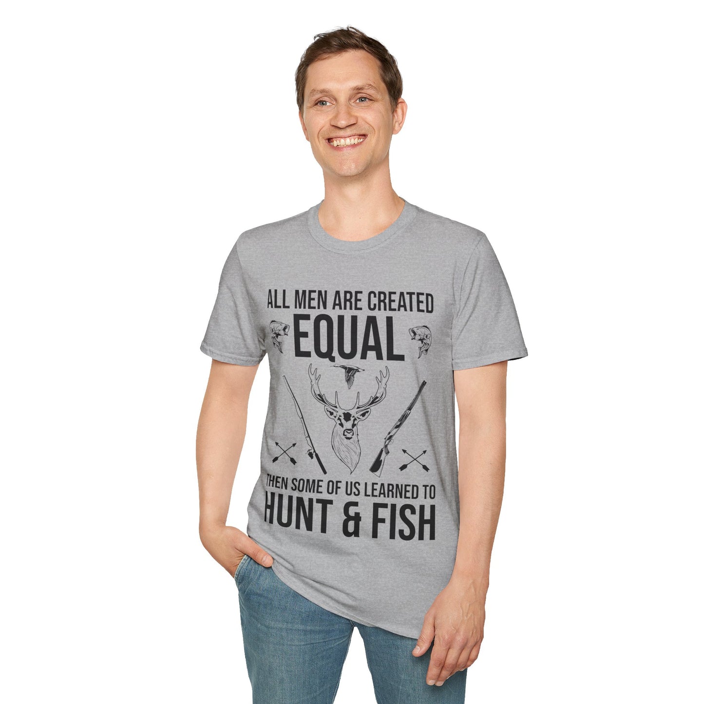 Funny Hunting Some Of Us Learned To Hunt & Fish Gift T-Shirt