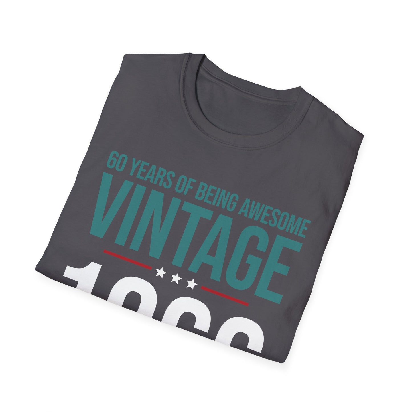 60 Year Old Gifts Vintage 1966 60 Years Awesome 60th Birthday T-Shirt