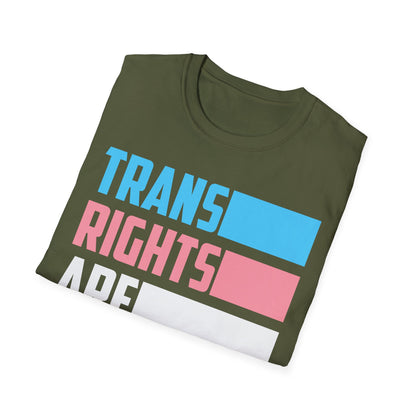 Trans Rights Are Human Rights Transgender Flag T-Shirt Gift For Men Women