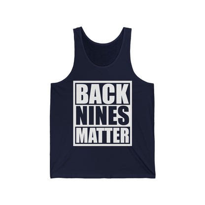 Funny Back Nines Matter Tank Top Golf Gift Tank Tops For Men Women