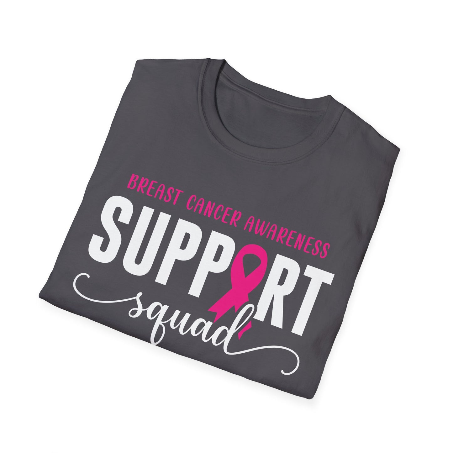 Breast Cancer Shirts Support Squad Tee Breast Cancer Awareness T-Shirt For Men Women
