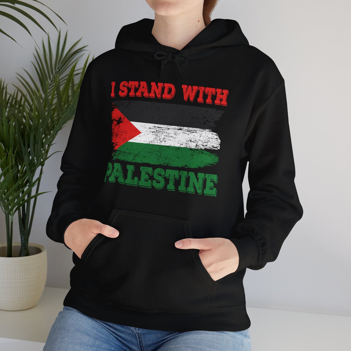 I Stand With Palestine Free Palestine Flag Gaza Palestinian Flag Hoodie For Men Women Hoodie