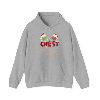 Chest Nuts Matching Chestnuts Funny Christmas Couples Chests Hoodie