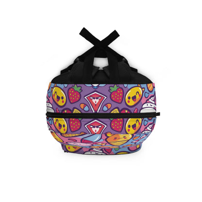 Kawaii Candyland Pattern Backpacks For Men Women Kids School Travel, Capacity School Backpacks