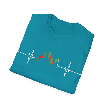 Stock Investor Heartbeat Stocks Traders Gift T-Shirt Men Women