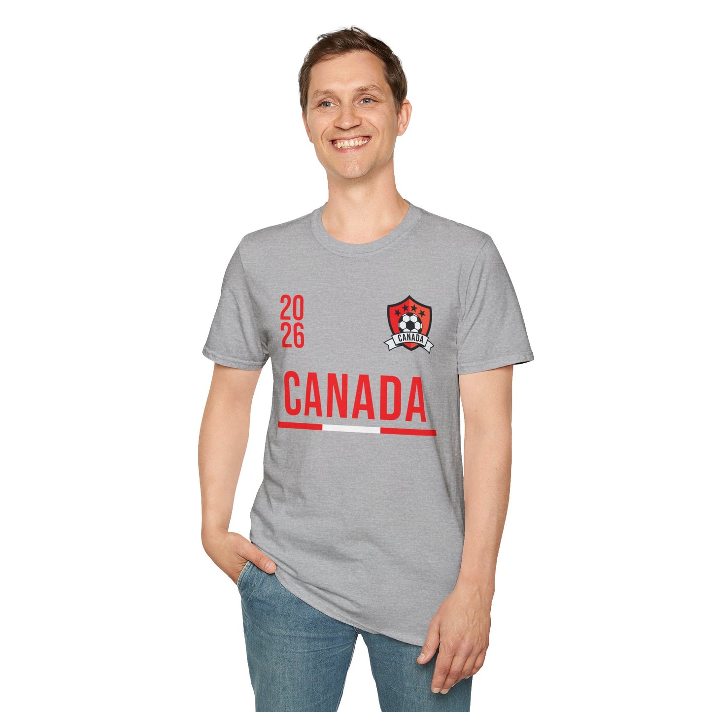 Canada Soccer Tee Flag Football Shirt Gift 2026 T-Shirt