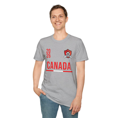 Canada Soccer Tee Flag Football Shirt Gift 2026 T-Shirt