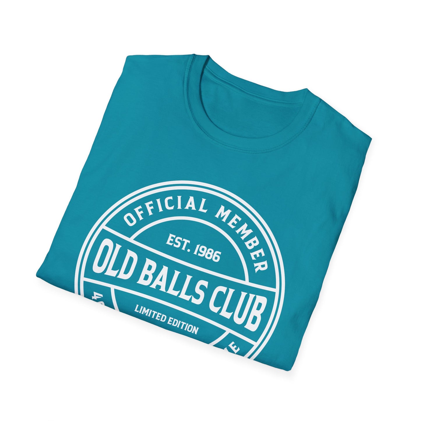 Mens Old Balls Club 40 Years Awesome Forty 40th Birthday Farthers Day T-Shirt