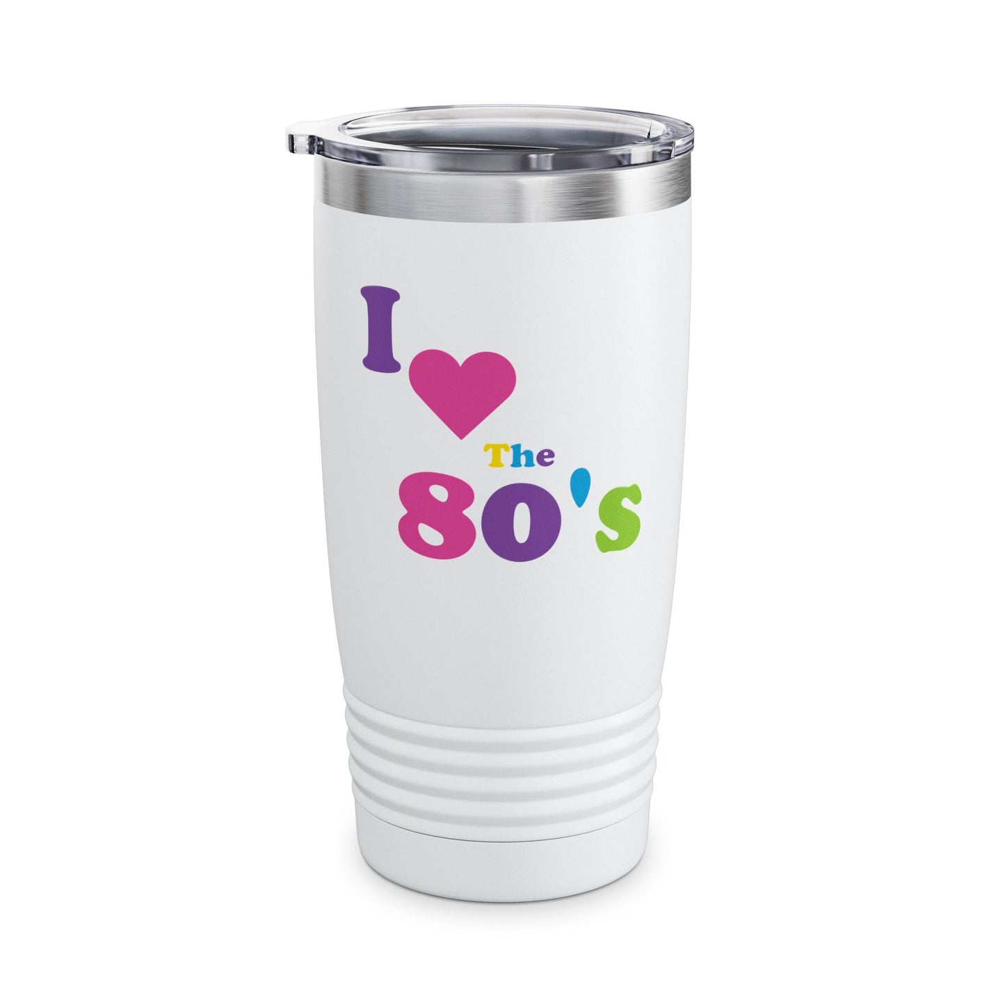 Womens I Love The 80s Tumbler Disco 80s Costumes Retro Tumbler