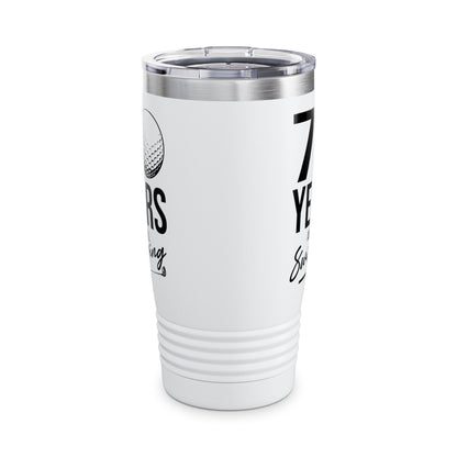 70 Years And Still Swinging 70th Birthday Funny Golf Club Ringneck Tumbler For Men Women Golfer