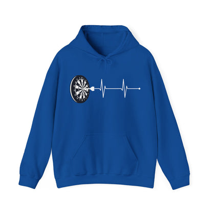 Cute Dart Heartbeat Dart Player Men Women Dart Board Lovers Hoodie