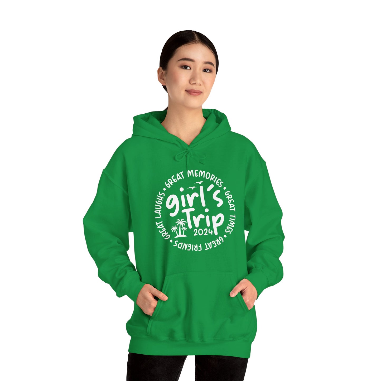 Girl's Trip 2024 Memories Friends Trip Matching Vacation Hoodie For Men Women Hoodie