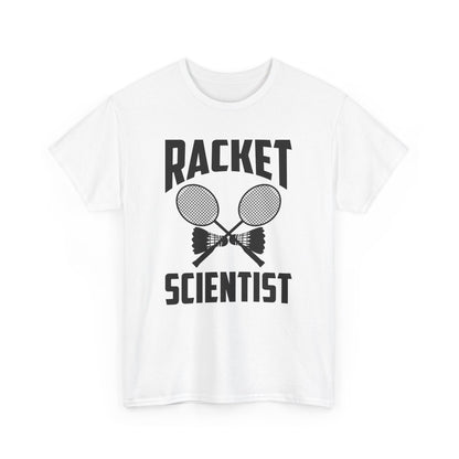 Funny Badminton Player Shirt Racket Scientist Badminton Gift T-Shirt for Men Women