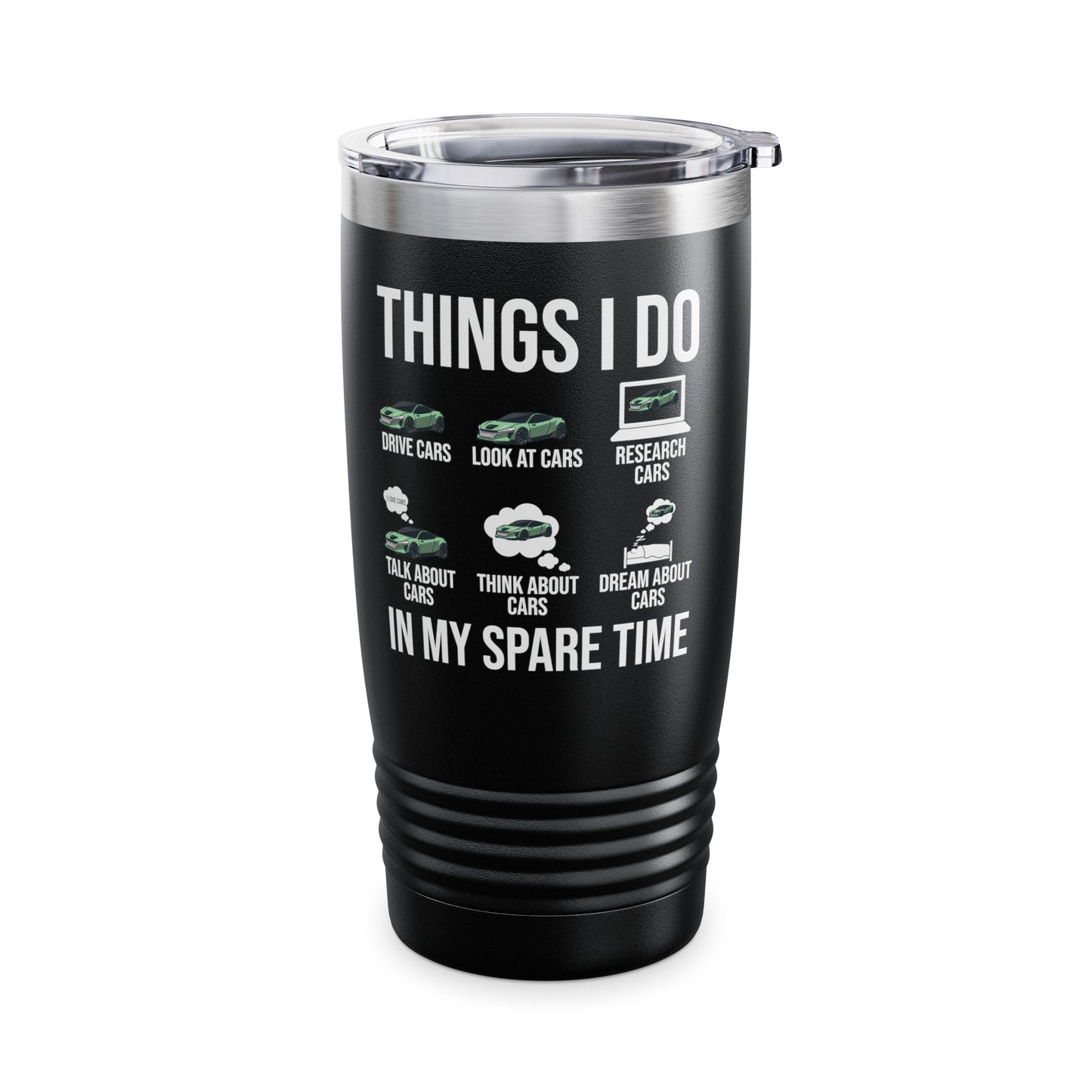 Things I Do In My Spare Time Funny Car Enthusiast Car Lover Tumbler Men Women