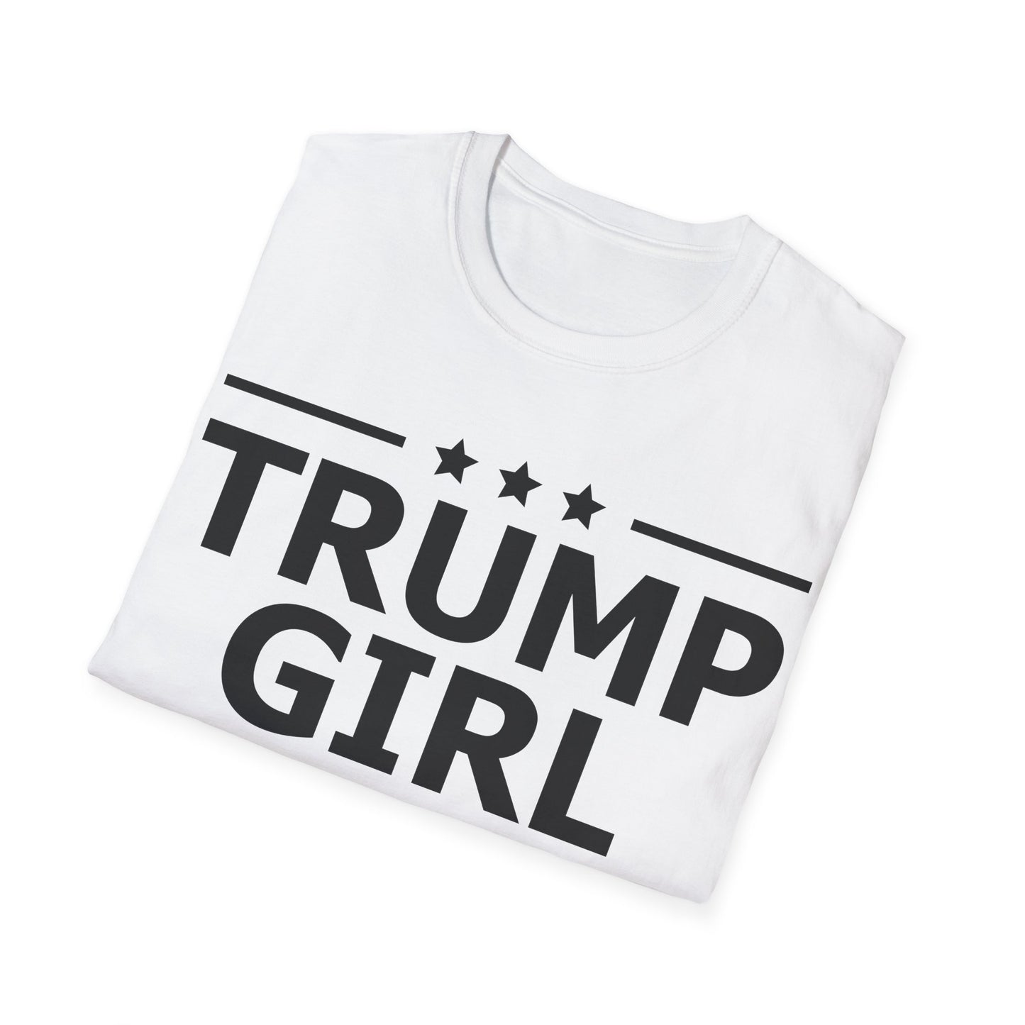 Cute Trump Girl Republican US Flag 2024 Vintage Vote T-Shirt